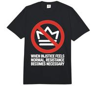 Quand l'injustice Devient Loi, la résistance est Le Devoir Comfort Colors Adult Heavyweight T-Shirt