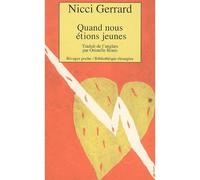 Quand nous étions jeunes - Nicci Gerrard - Rivages - Poche - Roman