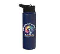 Quand quelqu'un attaque un membre du parti LGBT allié Stainless Steel Insulated Water Bottle