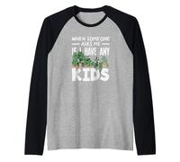 Quand Quelqu'un me Demande si J'Ai des Enfants, Faire du Jardinage Amusant Manche Raglan
