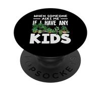 Quand Quelqu'un me Demande si J'Ai des Enfants, Faire du Jardinage Amusant PopSockets PopGrip Adhésif
