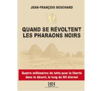 Quand se révoltent les pharaons noirs Quatre millénaires de lutte pour la liberté dans le désert, le long du Nil éternel - Jean-François Bouchard - Histoires D'histoire - broché - Essai