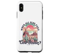 Quand Tout échoue, Dieu ne faillit jamais - Citation Coque pour iPhone XS Max
