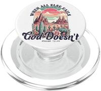 Quand Tout échoue, Dieu ne faillit jamais - Citation PopSockets PopGrip pour MagSafe