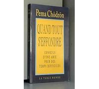 Quand Tout S'Effondre. Conseils D'Une Amie Pour Des Temps Difficiles