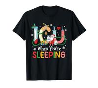 Quand tu Dors, Un Noël Amusant pour Une infirmière en Soins intensifs T-Shirt