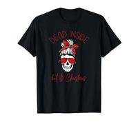 Quand tu ES Mort à l'intérieur mais Que C'est Noël, Un père Noël Effrayant T-Shirt