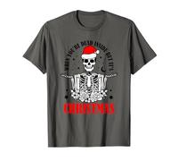 Quand tu ES Mort à l'intérieur mais Que C'est Noël, Un père Noël Effrayant T-Shirt