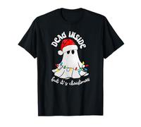 Quand tu ES Mort à l'intérieur mais Que C'est Noël, Un père Noël Effrayant T-Shirt