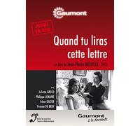 Quand tu liras cette lettre DVD DVD