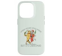 Quand TU SERAS Mort Dedans mais C'est NOËL Skeleton Meme Coque pour iPhone 14 Pro