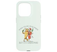 Quand TU SERAS Mort Dedans mais C'est NOËL Skeleton Meme Coque pour iPhone 15 Pro