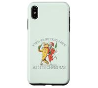 Quand TU SERAS Mort Dedans mais C'est NOËL Skeleton Meme Coque pour iPhone XS Max