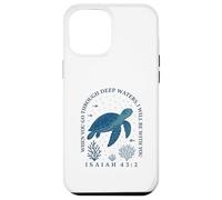 Quand tu traverses Les eaux Profondes Ésaïe 43:2 La Foi chrétienne Coque pour iPhone 12 Pro Max