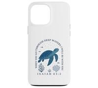 Quand tu traverses Les eaux Profondes Ésaïe 43:2 La Foi chrétienne Coque pour iPhone 13 Pro Max