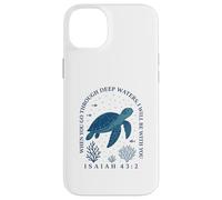 Quand tu traverses Les eaux Profondes Ésaïe 43:2 La Foi chrétienne Coque pour iPhone 14 Plus