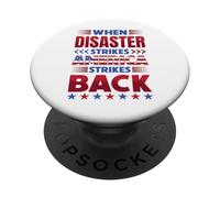 Quand Une Catastrophe Frappe, l'Amérique revient PopSockets PopGrip Adhésif