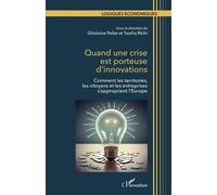 Quand une crise est porteuse d’innovations Comment les territoires, les citoyens et les entreprises s’approprient l’Europe - Ghislaine Pellat - L'harmattan - broché - Etude