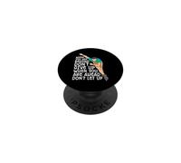 Quand Vous êtes en Retard, n'abandonnez Pas Le Patinage de Vitesse PopSockets PopGrip Adhésif