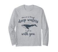 Quand Vous traversez des eaux Profondes Manche Longue