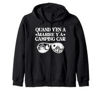 Quand y'en a marre y'a Camping Car Cadeau Humour Papy noël Sweat à Capuche