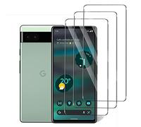 Quanen Lot de 3, Verre Trempé pour Google Pixel 6a, Film Protection écran - Anti Rayures - sans Bulles d'air -Ultra Résistant (HD Ultra Transparent) Dureté 9H Glass