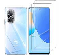 Quanen Lot de 3, Verre Trempé pour Huawei Nova 9 SE, Film Protection écran - Anti Rayures - sans Bulles d'air -Ultra Résistant (HD Ultra Transparent) Dureté 9H Glass