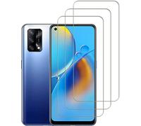 Quanen Lot de 3, Verre Trempé pour Oppo A74 4G, Film Protection écran - Anti Rayures - sans Bulles d'air -Ultra Résistant (0,33mm HD Ultra Transparent) Dureté 9H Glass