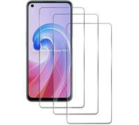 Quanen Lot de 3, Verre Trempé pour OPPO A96 4G, Film Protection écran - Anti Rayures - sans Bulles d'air -Ultra Résistant (HD Ultra Transparent) Dureté 9H Glass