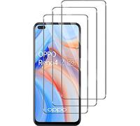 Quanen Lot de 3, Verre Trempé pour Oppo Reno 4Z 5G, Film Protection écran - Anti Rayures - sans Bulles d'air -Ultra Résistant (HD Ultra Transparent) Dureté 9H Glass