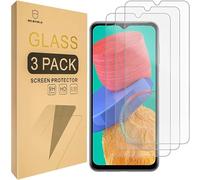 Quanen Lot de 3, Verre Trempé pour Samsung Galaxy m33 5G, Film Protection écran - Anti Rayures - sans Bulles d'air -Ultra Résistant (HD Ultra Transparent) Dureté 9H Glass