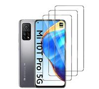 Quanen Lot de 3, Verre Trempé pour Xiaomi Mi 10T PRO, Film Protection écran - Anti Rayures - sans Bulles d'air -Ultra Résistant (HD Ultra Transparent) Dureté 9H Glass