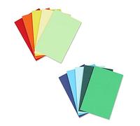 Quanerba 10 Pcs Carnet de Note A6 (14X9cm) Lignés-Couverture Coloré, Bloc-notes 48 Pages (24 feuilles), Pour Étudiants Rédaction Cahier Classique (A6)