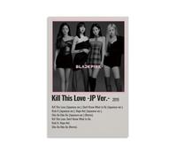 QUANHAIUSUU Blackpink Poster HD sur toile Kill This Love (version japonaise) pour salon, chambre à coucher, bureau