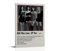 QUANHAIUSUU Blackpink Poster HD sur toile Kill This Love (version japonaise) pour salon, chambre à coucher, bureau