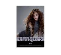 QUANHAIUSUU Earthquake Jisoo Blackpink Poster HD sur toile pour salon, chambre à coucher, bureau, décoration artistique créative