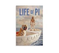 QUANHAIUSUU Life of Pi Poster HD sur toile pour salon, chambre à coucher, bureau, décoration artistique créative