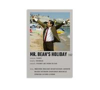QUANHAIUSUU Mr. Bean Poster de vacances HD sur toile pour salon, chambre à coucher, bureau, décoration artistique créative cadeau