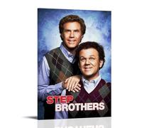 QUANHAIUSUU Step Brothers - Hermanos Por Pelotas Poster HD sur toile pour salon, chambre à coucher, bureau, décoration artistique créative