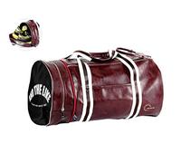 Quanjie Sac de Sport Imperméable PU Cuir Sacs de Voyage de Weekend Mini Gym Travel Duffel Bag pour Femmes et Hommes avec Compartiment à Chaussures Séparé