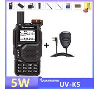 Quansheng UVK5 talkie-walkie 50-600 MHz pleine bande Type C chargeur AM DTMF brouilleur NOAA UVK6 K58 UV-5R Plus FM jambon Radio bidirectionnelle - Type Mic Speaker