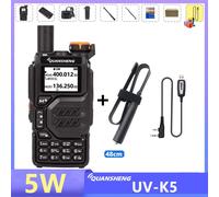 Quansheng UVK5 talkie-walkie 50-600 MHz pleine bande Type C chargeur AM DTMF brouilleur NOAA UVK6 K58 UV-5R Plus FM jambon Radio bidirectionnelle - Type 48cm-Pro