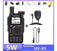 Quansheng UVK5 talkie-walkie 50-600 MHz pleine bande Type C chargeur AM DTMF brouilleur NOAA UVK6 K58 UV-5R Plus FM jambon Radio bidirectionnelle - Type Mic-Pro