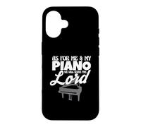 Quant à Moi et à Mon Piano, Nous servirons Le Lord Worship Band Coque pour iPhone 16