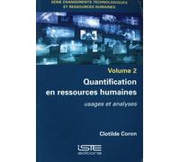 Quantification en ressources humaines: Usages et analyses