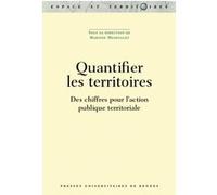 Quantifier les territoires Martine Mespoulet (Auteur)