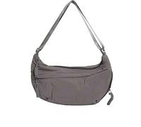 Quantifyn Crossbody Bag,Quantifyn Women's Fashion Plain Color Nylon Crossbody Bag,Adjustable Strap Divider Inside Crossbody Bags (Gray)