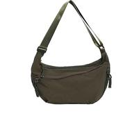 Quantifyn Crossbody Bag,Quantifyn Women's Fashion Plain Color Nylon Crossbody Bag,Adjustable Strap Divider Inside Crossbody Bags (Green)