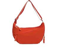 Quantifyn Crossbody Bag,Quantifyn Women's Fashion Plain Color Nylon Crossbody Bag,Adjustable Strap Divider Inside Crossbody Bags (Orange)