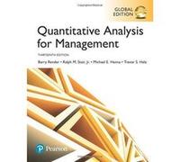 Quantitative Analysis for Management, Global Edition - [Version Originale] Inconnu (Auteur)